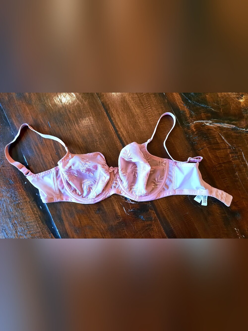 Panache Tango 30F #3251 Superbra Embroidered Underwire Bra Dusty Pink